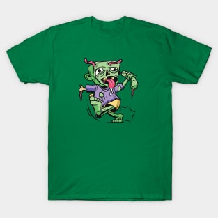 Cartoon Zombie Kid T-Shirt